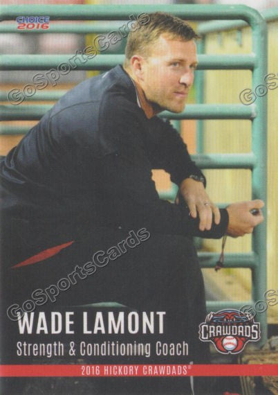 2016 Hickory Crawdads 2nd Wade Lamont