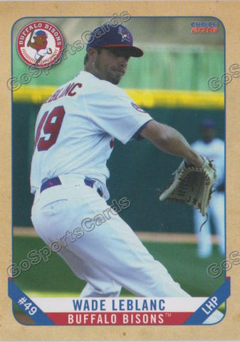 2016 Buffalo Bisons Wade Leblanc