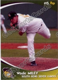 2009 South Bend Silver Hawks Wade Miley