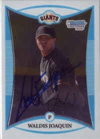 Waldis Joaquin 2008 Bowman Chrome Prospects #BCP156 (Autograph)