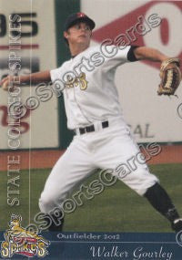 2012 State College Spikes Walker Gourley