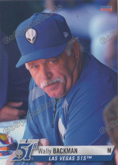 2016 Las Vegas 51s Wally Backman – Go Sports Cards