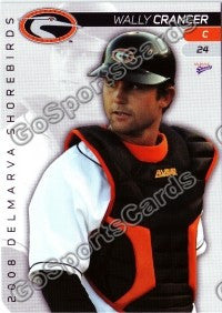 2008 Delmarva Shorebirds Wally Crancer