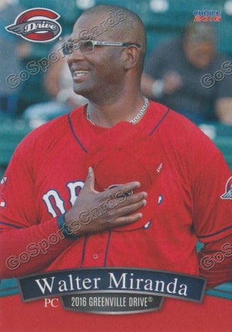 2016 Greenville Drive Walter Miranda