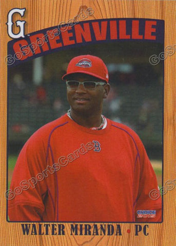 2017 Greenville Drive 2015 ReIssue Walter Miranda