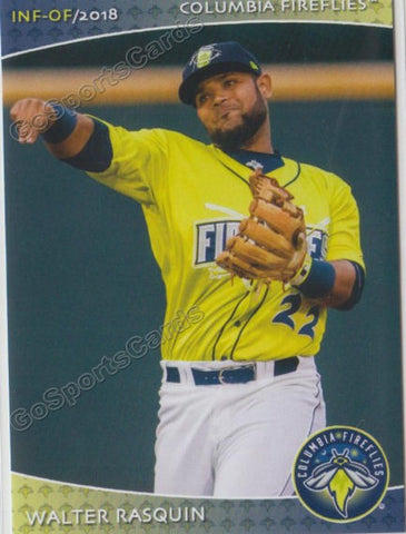 2018 Columbia Fireflies Walter Rasquin