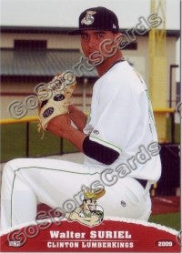 2009 Clinton LumberKings Walter Suriel