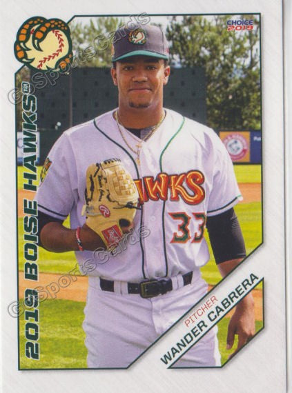 2019 Boise Hawks Wander Cabrera