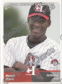 2006 Hickory Crawdads Wanell Macia