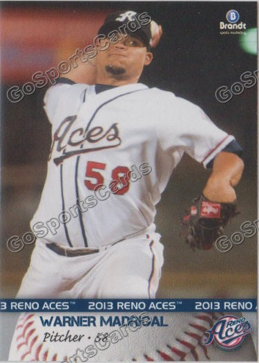 2013 Reno Aces Warner Madrigal