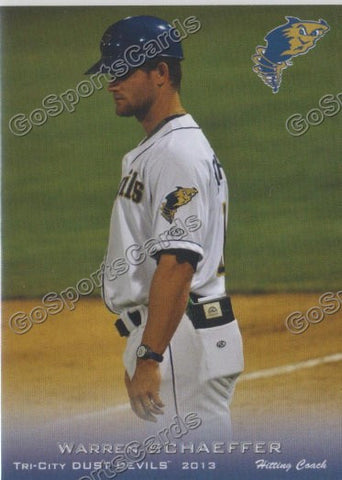 2013 Tri City Dust Devils Warren Schaeffer