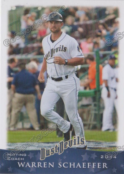 2014 Tri City Dust Devils Warren Schaeffer