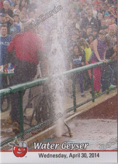 2014 Fort Wayne TinCaps Water Geyser