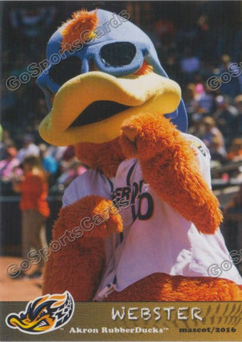 2016 Akron Aeros Webster Mascot