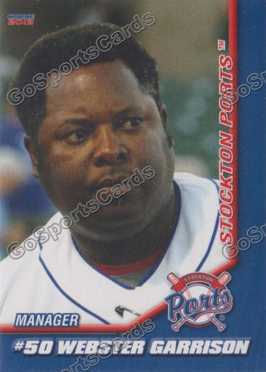 2013 Stockton Ports Webster Garrison