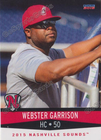2015 Nashville Sounds Webster Garrison