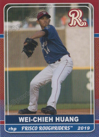 2019 Frisco RoughRiders Wei Chieh Huang