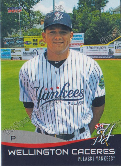 2017 Pulaski Yankees Wellington Caceres