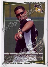 2010 South Bend Silver Hawks Wellington Cepeda