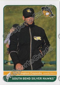 2012 South Bend Silver Hawks Wellington Cepeda