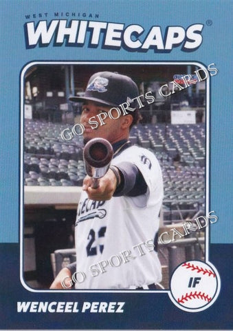 2022 West Michigan Whitecaps Wenceel Perez