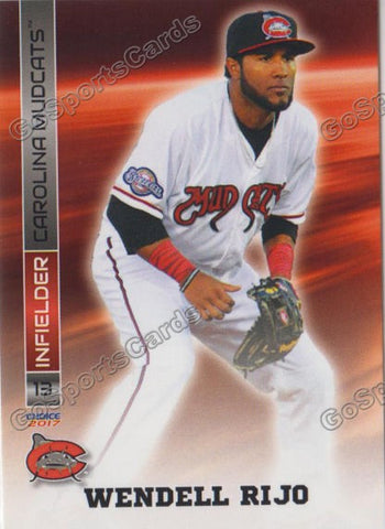 2017 Carolina Mudcats Wendell Rijo
