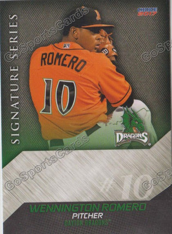 2017 Dayton Dragons Wennington Romero