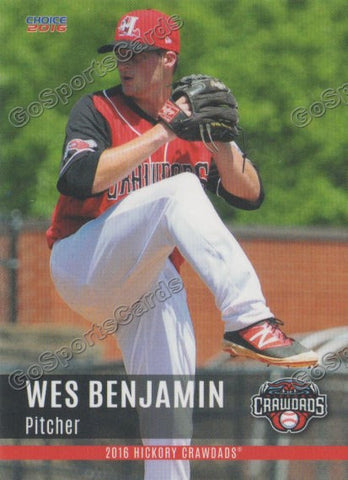 2016 Hickory Crawdads 2nd Wes Benjamin