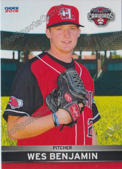 2016 Hickory Crawdads Wes Benjamin