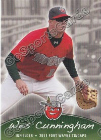 2011 Fort Wayne TinCaps Wes Cunningham