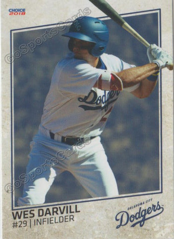 2018 Oklahoma City Dodgers Wes Darvill