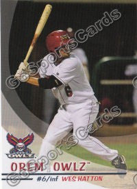 2010 Orem Owlz Wes Hatton