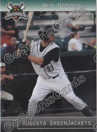 2012 Augusta GreenJackets Wes Hodges