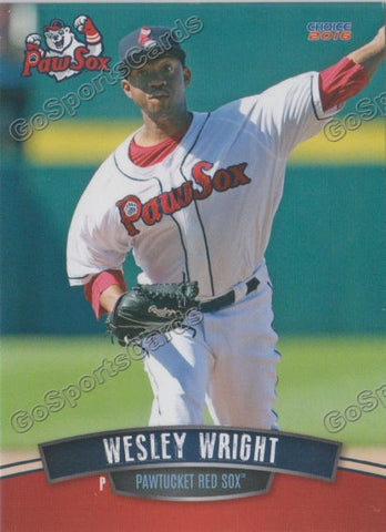 2016 Pawtucket Red Sox Wesley Wright