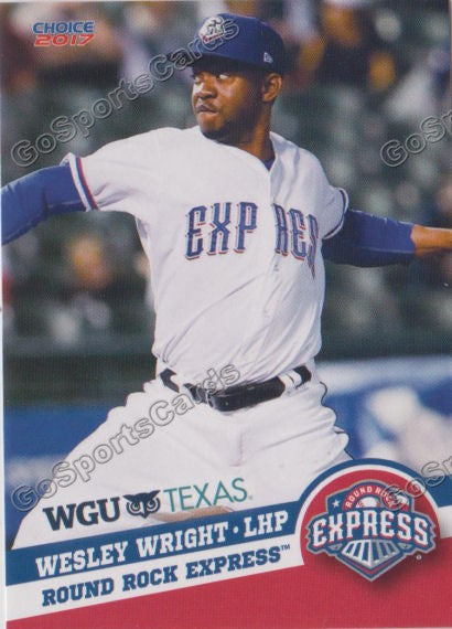 2017 Round Rock Express Wesley Wright