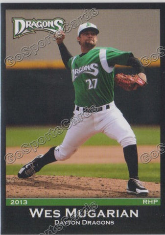 2013 Dayton Dragons Wes Mugarian