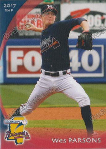 2017 Mississippi Braves Wes Parsons