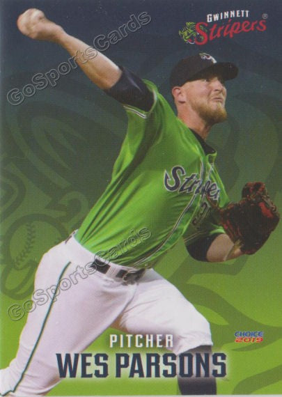 2019 Gwinnett Stripers Wes Parsons