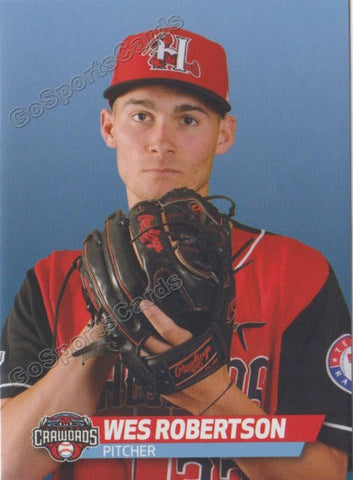 2019 Hickory Crawdads Wes Robertson