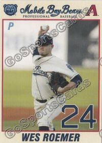 2011 Mobile BayBears Wes Roemer
