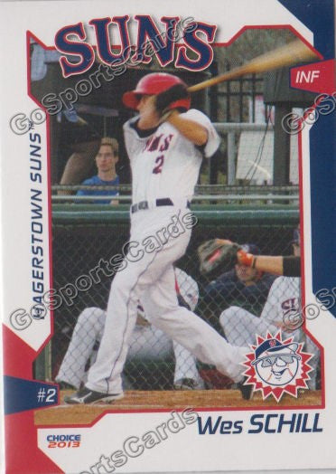 2013 Hagerstown Suns Wes Schill