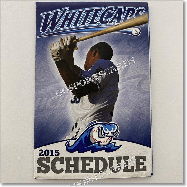 2015 West Michigan Whitecaps Pocket Schedule