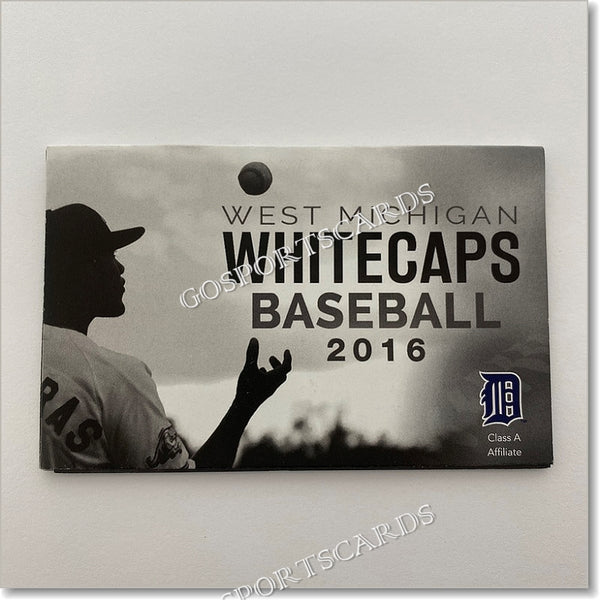 2016 West Michigan Whitecaps Pocket Schedule
