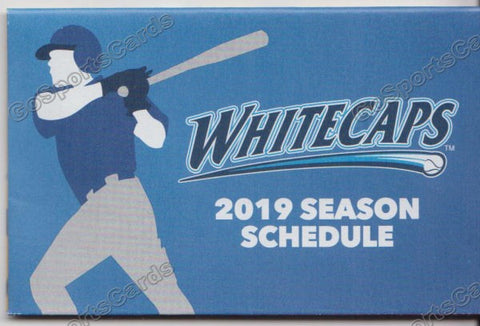 2019 West Michigan Whitecaps Pocket Schedule B