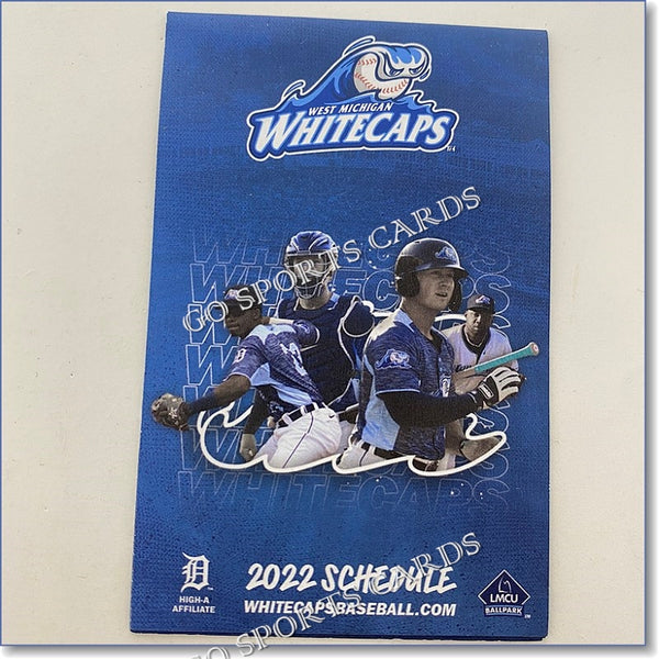 2022 West Michigan Whitecaps Pocket Schedule A