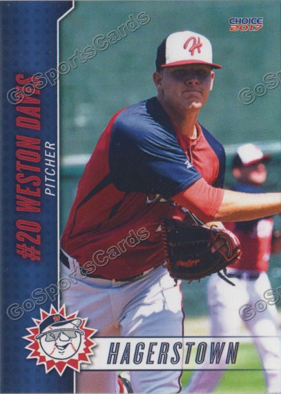 2017 Hagerstown Suns Weston Davis