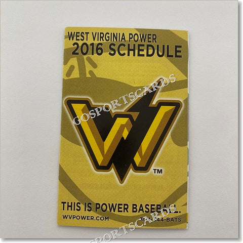 2016 West Virginia Power Pocket Schedule