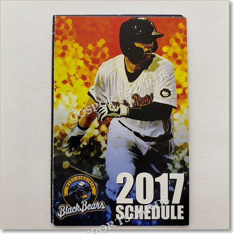 2017 West Virginia Black Bears Pocket Schedule