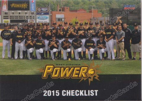 2015 West Virginia Power Team Photo Checklist