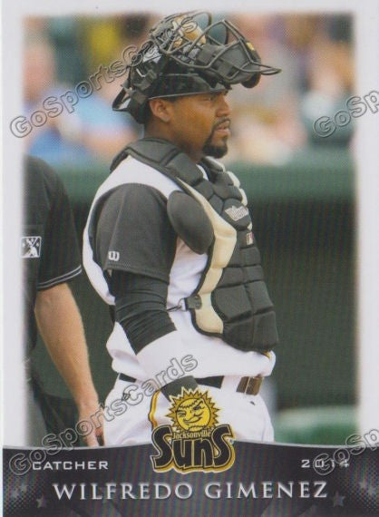 2014 Jacksonville Suns Wilfredo Gimenez